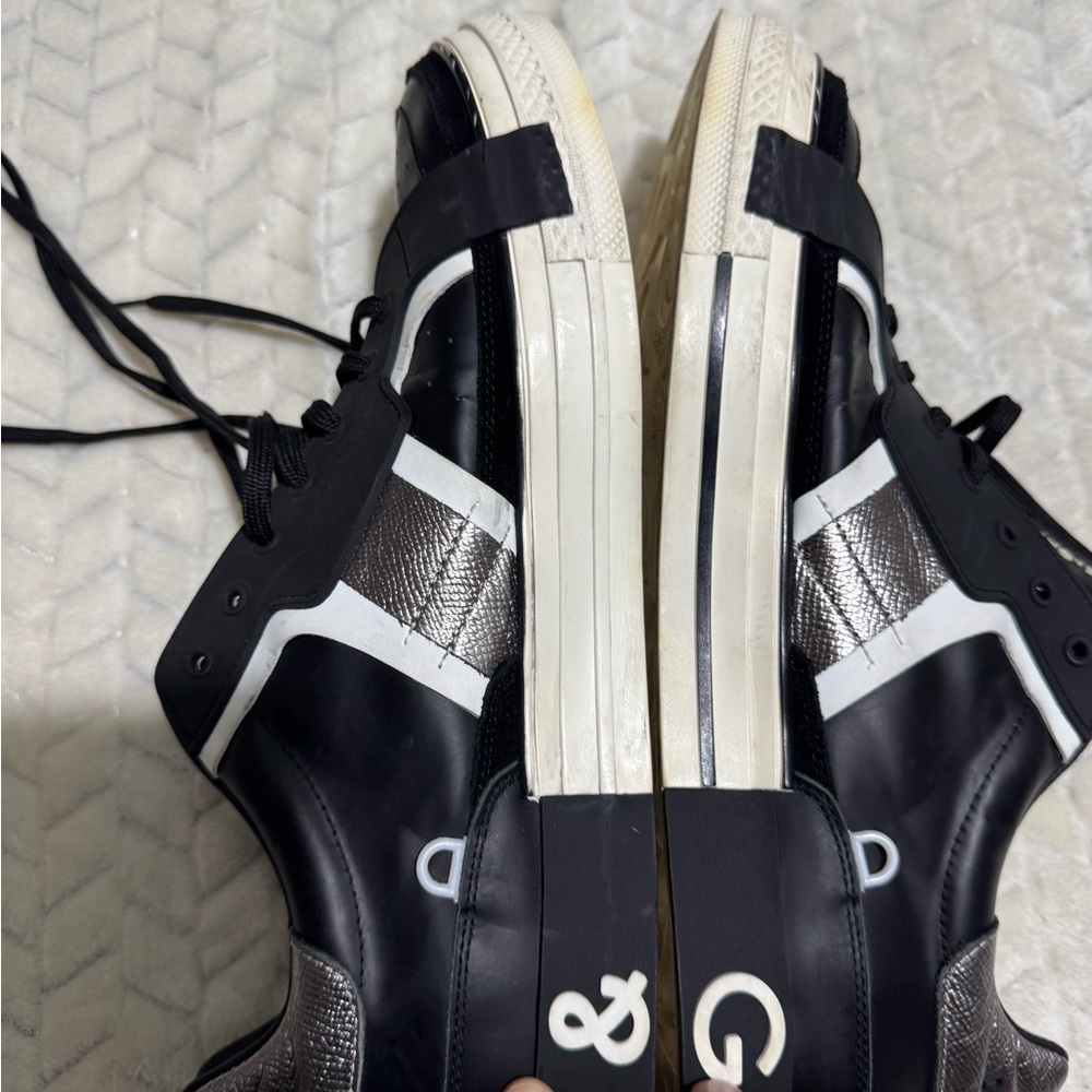 Dolce & Gabbana Black and Silver Sneakers - Picture 4 of 15